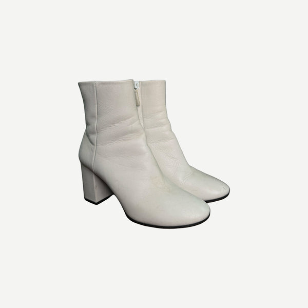 Balenciaga Bottines Blanches à Talons