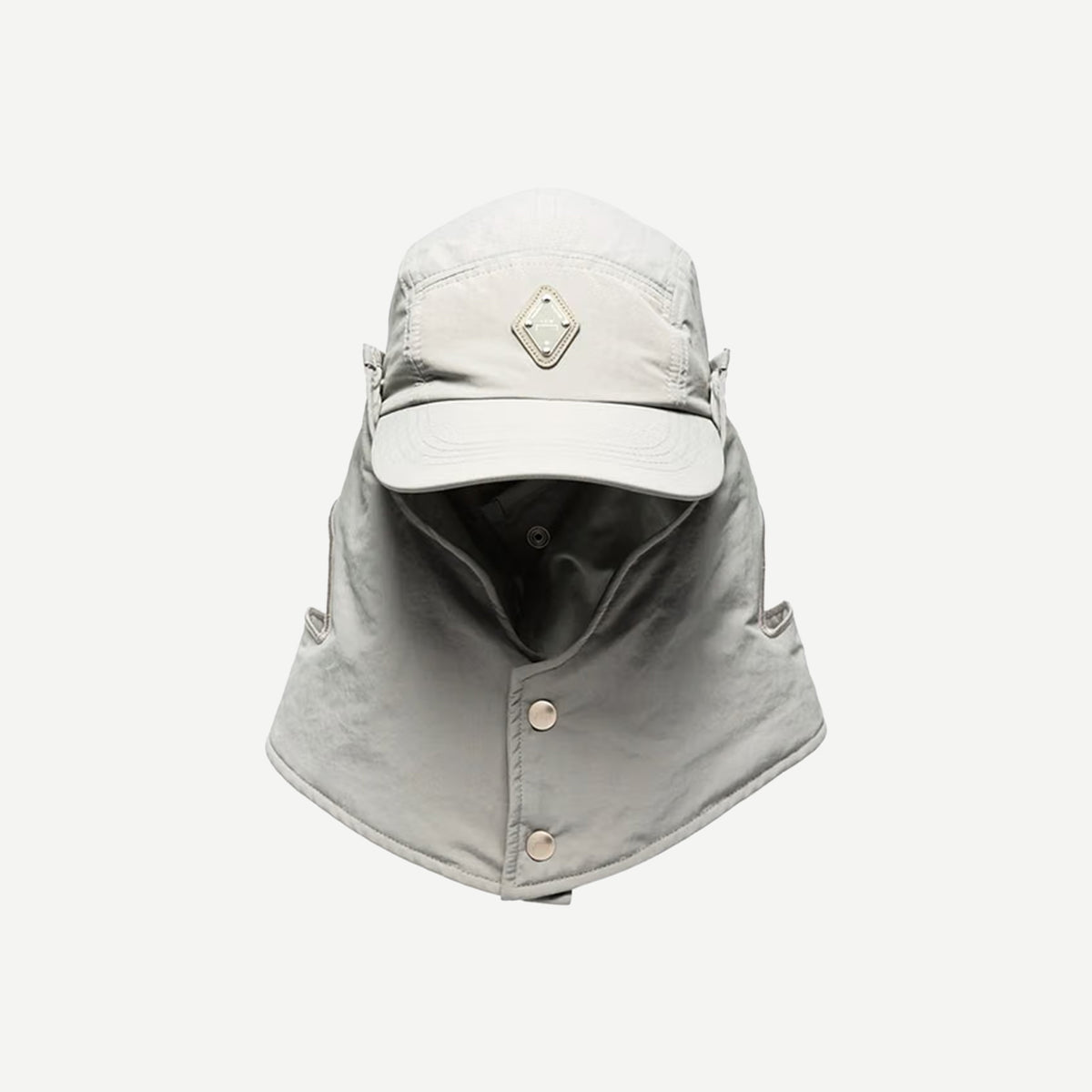 A-COLD-WALL* Detachable Neck Flap Cap Light Grey
