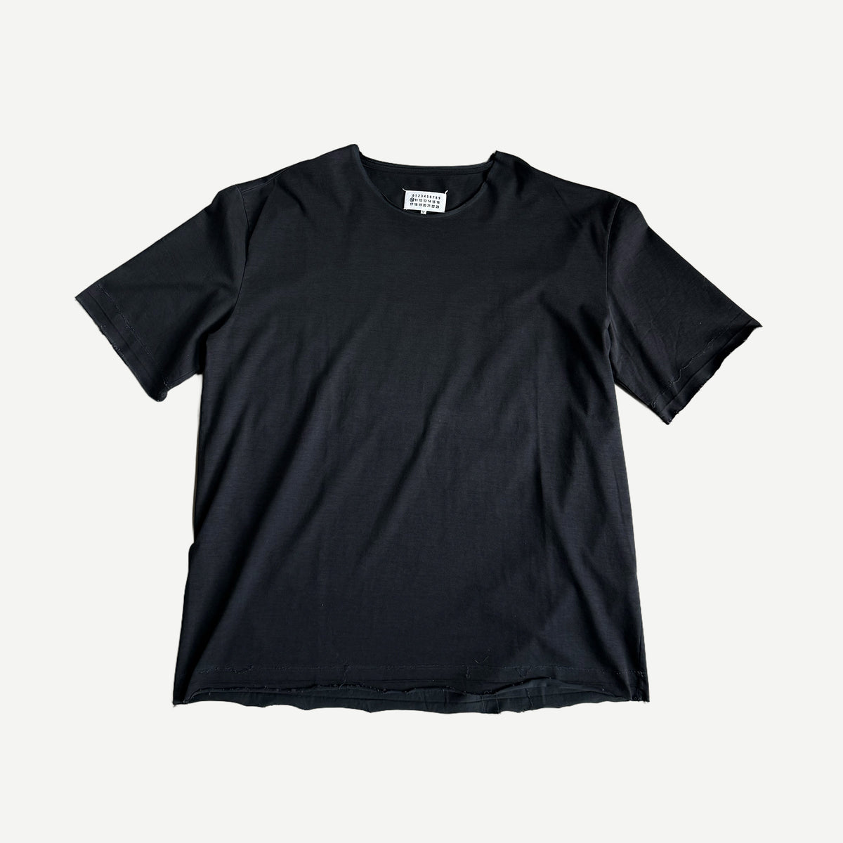 Maison Margiela Spring/Summer 2022 Black Blank Tee