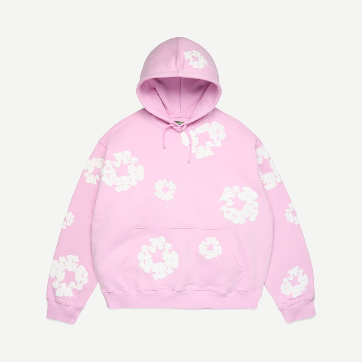 Denim Tears Cotton Wreath Hoodie Powder Pink — front