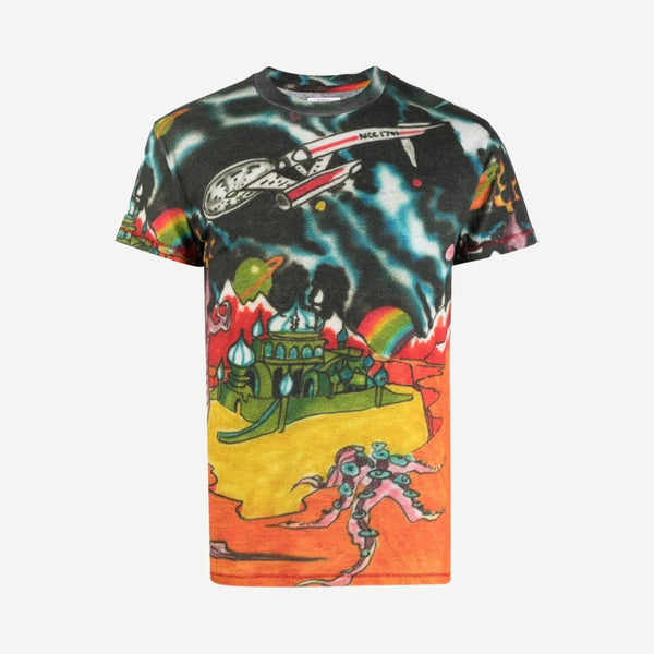 ERL All-Over Print Knit Tee Space