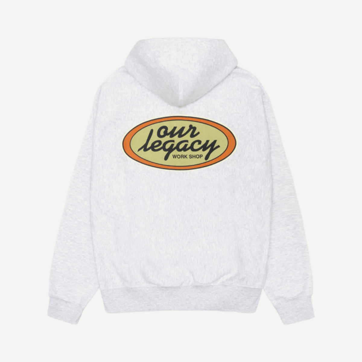 Stussy x Our Legacy Work Shop Oval Zip Hoodie White