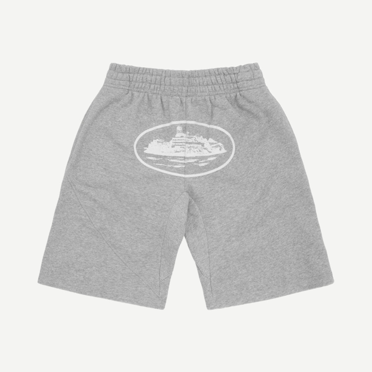 Corteiz OG Alcatraz Shorts Heather Grey