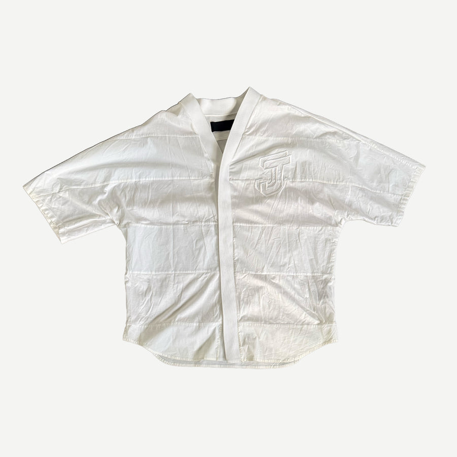 Juun.J Paneled Short-Sleeve Shirt