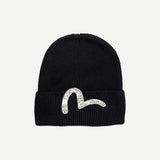 Evisu Polka Dotted Seagull Print Baseball Beanie