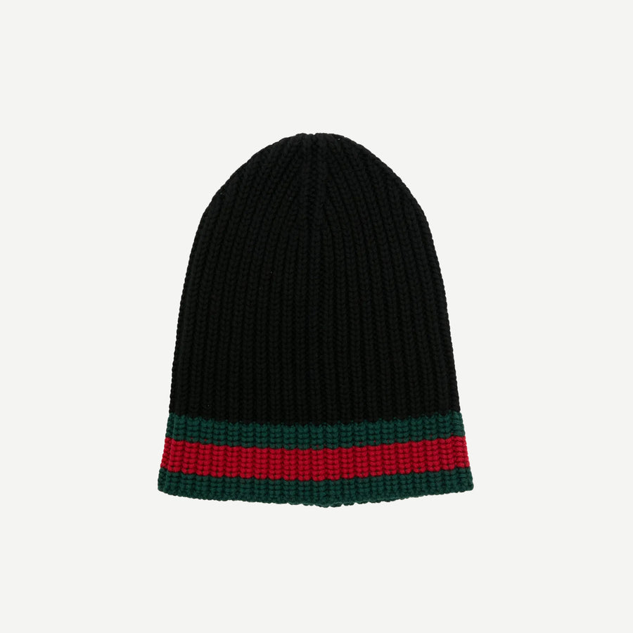 Gucci Web Stripe Wool beanie