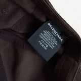 Balenciaga Brown Baseball Hat