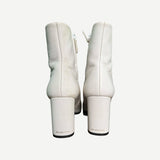 Balenciaga Bottines Blanches à Talons