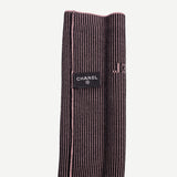 Chanel Logo Pink Knit Leg Warmers