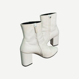 Balenciaga Bottines Blanches à Talons