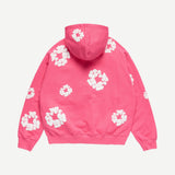 Denim Tears Cotton Wreath Hoodie Pink — back