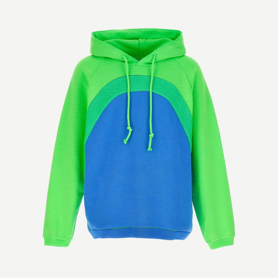 ERL Rainbow Bouclé Hoodie — front
