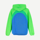 ERL Rainbow Bouclé Hoodie — back