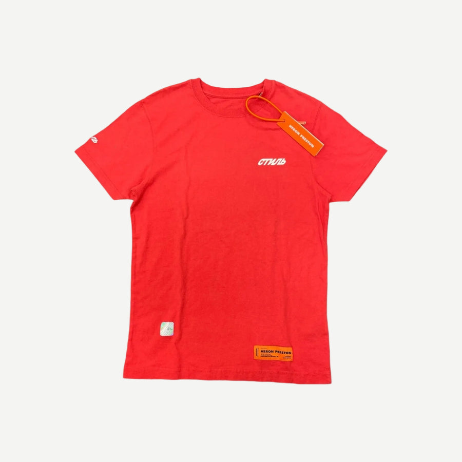 Heron Preston CTNMB Tee Red — front