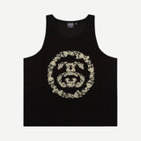 Denim Tears x Stussy Double S Wreath Gym Tank Black