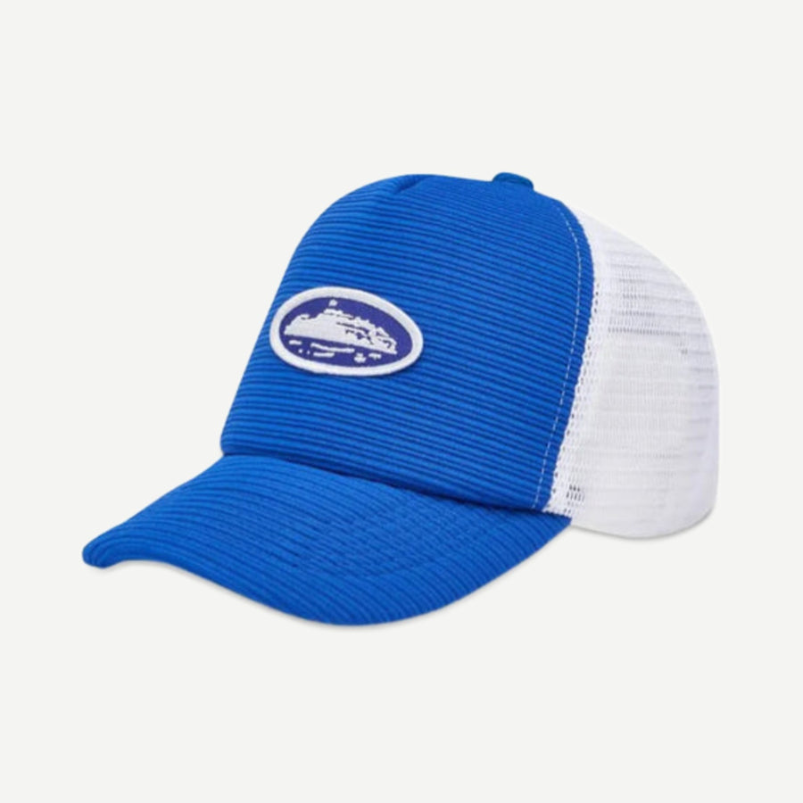 Corteiz Short Peak Trucker Blue