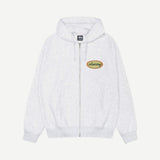 Stussy x Our Legacy Work Shop Oval Zip Hoodie White