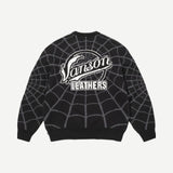 Supreme Vanson Leathers Spider-Man Sweater Black
