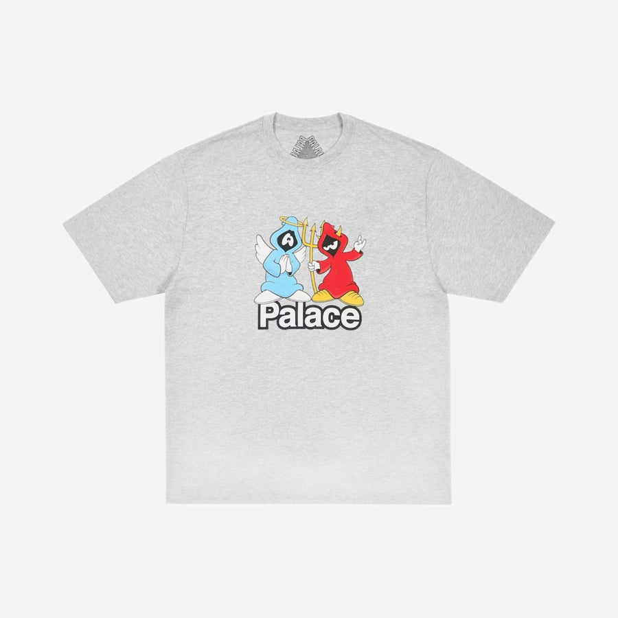 Palace Right And Wrong T-Shirt Grey