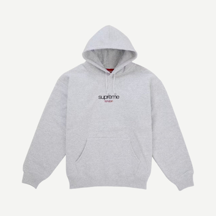 Supreme London Hooded Sweatshirt Grey