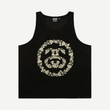 Denim Tears x Stussy Double S Wreath Gym Tank Black