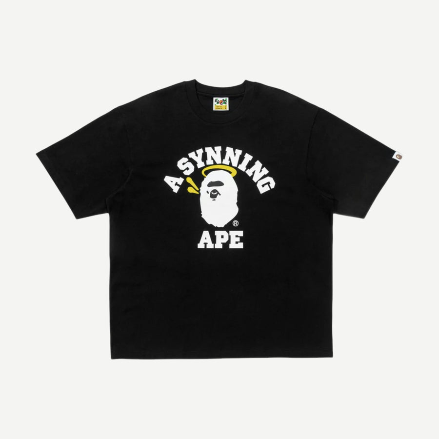BAPE x Spotify x Central Cee College Relaxed Fit Tee Black