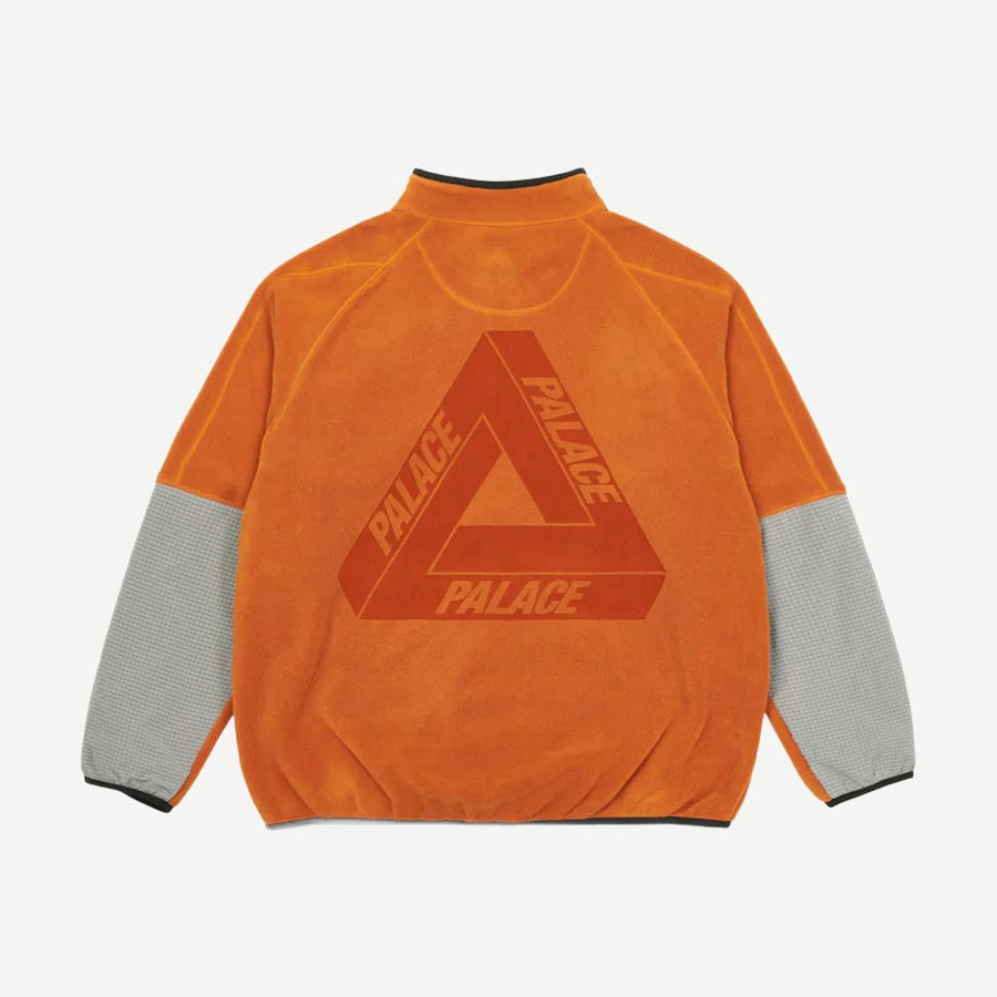 Palace Polartec 1/4 Zip Jacket Orange