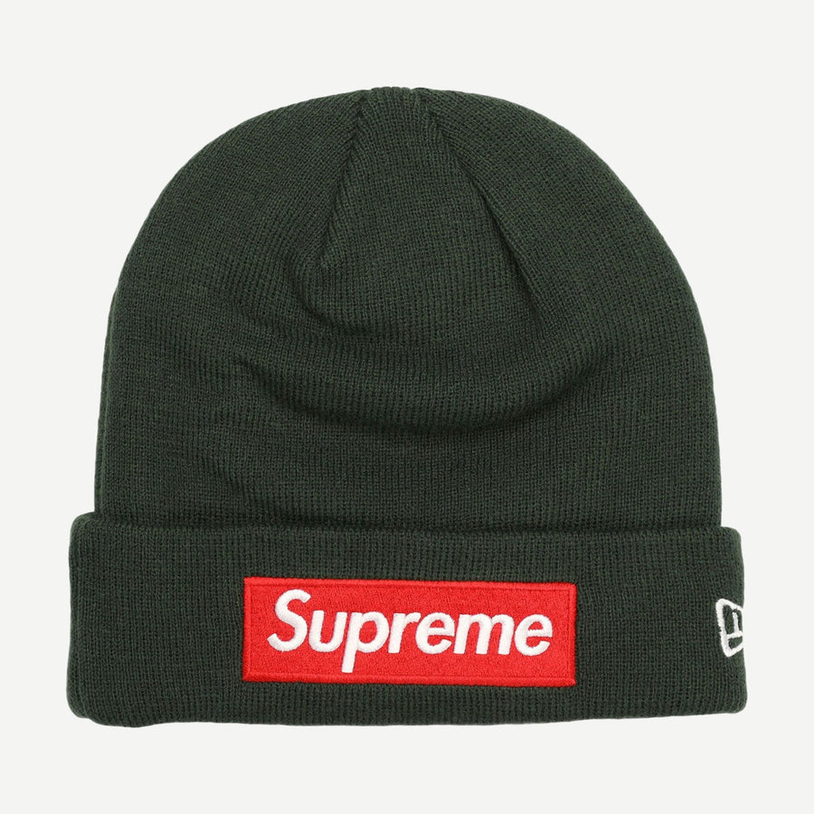 Supreme New Era Box Logo Beanie (FW22) Dark Pine