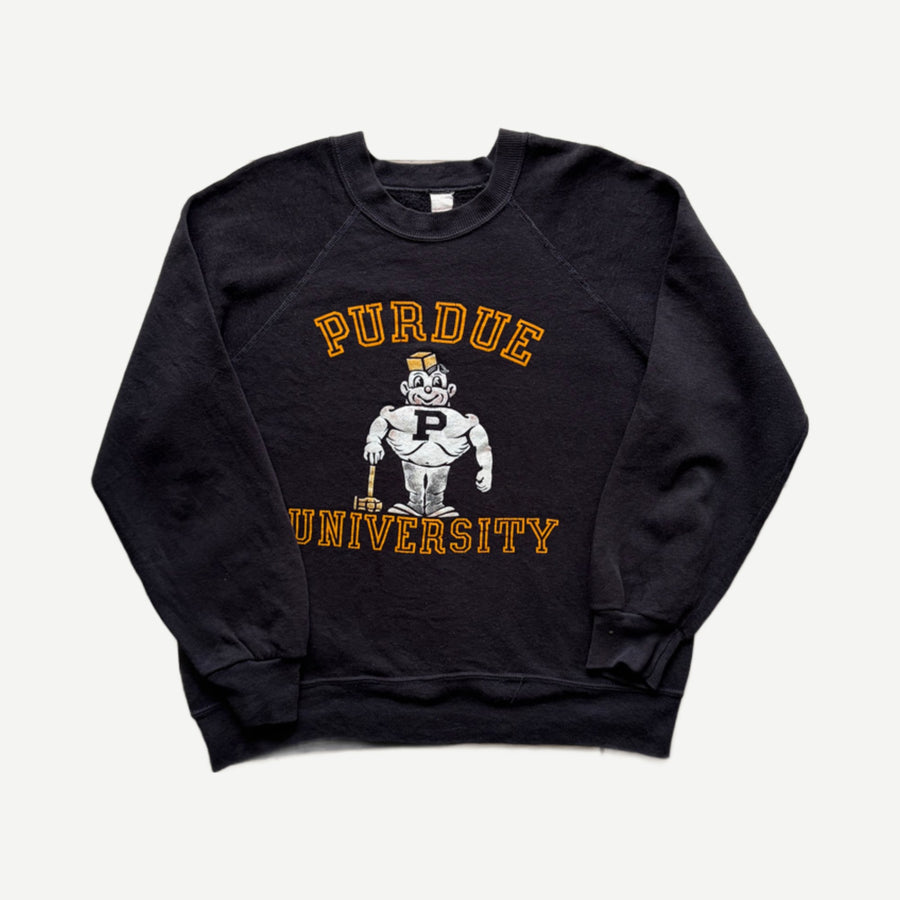 60's-70's Purdue University Raglan Sweatshirt — front